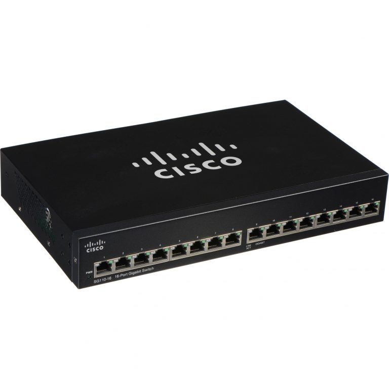 Cisco SG110-16 110 Series 16-Port Unmanaged Network Switch