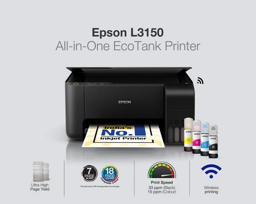 Epson L3150 Eco Tank WIFI scanner+printer+copier