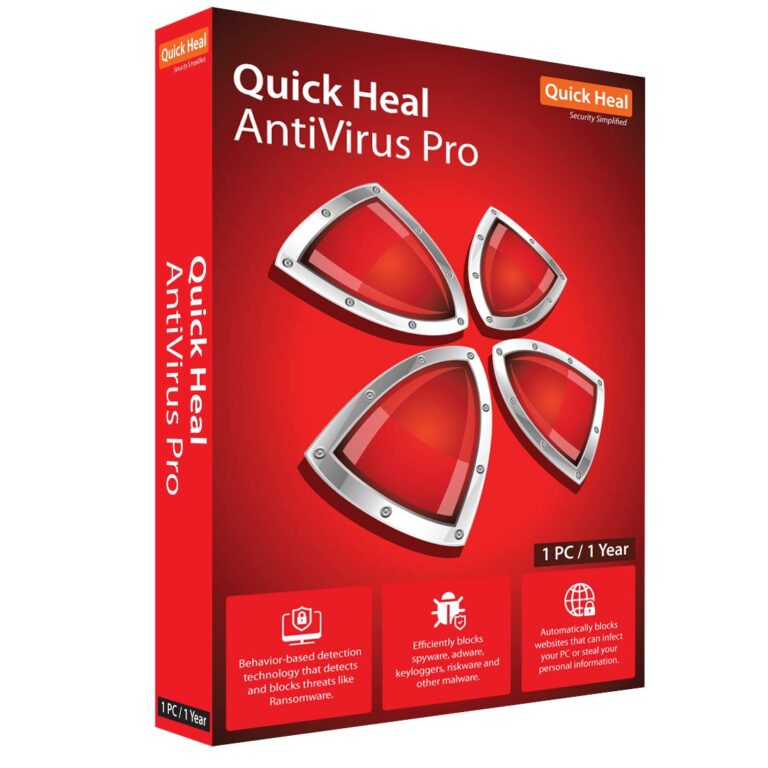 Quickheal Antivirus 1 user-1yr License